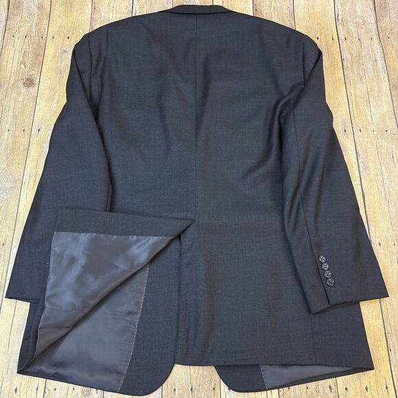 Hart Schaffner Marx Suit Charcoal Gray 46R 38W 30I - Picture 12 of 14